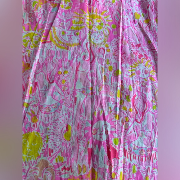 Lilly Pulitzer Marco Island Tunic SZ M Pink Pout More Kinis In The Keys - Picture 14 of 16